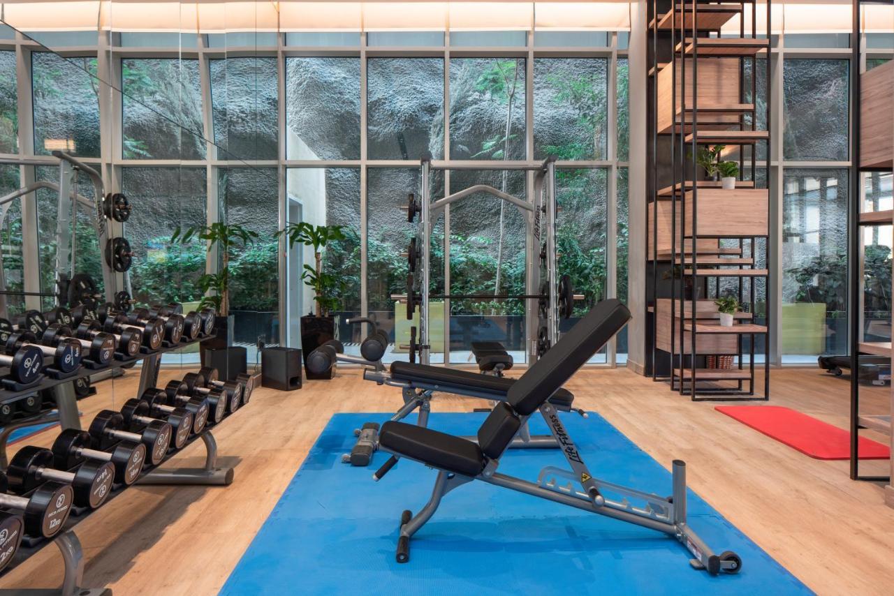 Citadines Abha Aparthotel Exteriör bild The gym at the hotel
